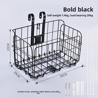 Panier avant de vélo robuste, pliable, en fil épaissi, à dégagement rapide, pour légumes, accessoire de cyclisme, vente en gros usine