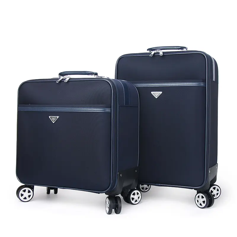 Spinner Handbagage Cabine Aangepaste Grootte Waterdichte Oxford Wiel 4Pcs Set Reizen Trolley Bagage Tas