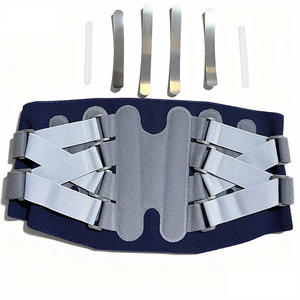Cinturón de Soporte Lumbar Ajustable <span class=keywords><strong>para</strong></span> Aliviar el Dolor de <span class=keywords><strong>Espalda</strong></span> y Cintura, Faja <span class=keywords><strong>con</strong></span> Soporte de Metal y PP <span class=keywords><strong>para</strong></span> Hernia Discal, Ciática y <span class=keywords><strong>Escoliosis</strong></span> - Product Image 3