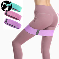 Accesorios de Fitness personalizados para mujer, Círculo de cadera, entrenamiento de fuerza, tela antideslizante, botín, bandas de resistencia para Fitness en casa