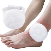 Coussin de compression en mousse ovale pour cheville, style botte, doux, résistant à l'abrasion, absorbant les chocs, pour le soutien lymphatique et du fascia plantaire
