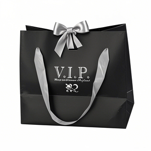 Tùy chỉnh sang trọng túi giấy bao <span class=keywords><strong>b</strong></span>ì giấy nghệ thuật với xử lý cho món quà mua sắm xây dựng thương hiệu túi - Product Image 6