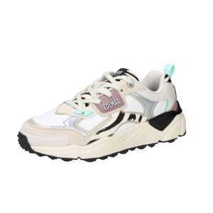 Zapatillas Garner Zoe para Mujer de Colmar, Blancas y Beige, Tacón de 4 cm, Lona, Zapatos Modernos - Product Image 4
