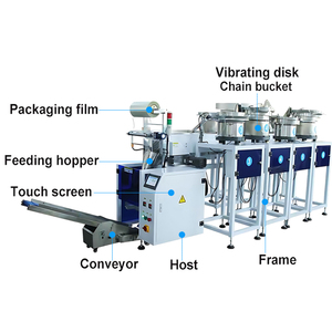 Hex Fastener Packaging Machine Gasket Mixed Pouch Bag Buttons Spring Washer Mixed Packaging Machine for <strong>Gummy</strong> <strong>Bear</strong> Candy - Product Image 3