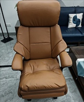 Fauteuils de bureau exécutifs modernes en cuir électrique avec repose-pieds, chaises d'ordinateur haut de gamme pour entreprises, accoudoirs articulés, fonction massage