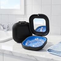 Étui de rangement dentaire portable personnalisé de haute qualité, étui coloré pour aligneurs orthodontiques