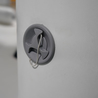 Plateforme flottante gonflable pour l'eau avec tente et table, en PVC Drop Stitch, pour intérieur/extérieur