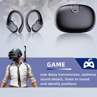Écouteurs sans fil TWS BX28 E-Sports à longue autonomie pour le gaming, Bluetooth 5.4, étanches IPX6, intra-auriculaires avec crochet d'oreille et chipset JL