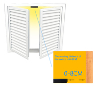 Interrupteur de détection de mouvement double porte 12V 24V pour placard, armoire, vitrine - 5 ans de garantie - Modèle 4125
