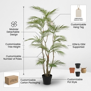 OH ARTS <span class=keywords><strong>Palma</strong></span> Areca Artificiale Real Touch da 1,5 m, Resistente ai Raggi UV, in Seta di Lusso, per Decorazioni Tropicali di Hotel, Vendita all'Ingrosso - Product Image 2