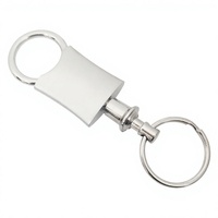 Porte-clés en alliage de haute qualité à dégagement rapide, avec logo personnalisé, impression numérique, forme personnalisée, rectangulaire, à démonter