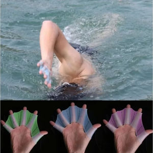 Aletas de Natación de Silicona para Adultos/Niños, Equipo de Natación Especial para Entrenamiento de Estilo de Nado - Product Image 3