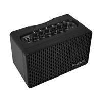 Amplifier Gitar Elektrik Kecil M-VAVE 10W Portabel 9 Timbre untuk Pertunjukan Luar Ruangan