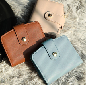 Small <b>Wallet</b> Women Blocking Bifold Card Holder Leather <b>Wallets</b> with Zipper Coin Pocket Brown - Product Image 5