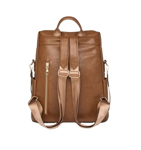 Custom Oxford Unisex Travel <b>Backpack</b> with Zipper Closure Light Weight Adjustable Strap & Large Capacity for Women & Mom Use - Product Image 6
