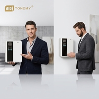 Diffuseur d'arômes électrique sans eau Tonemy 500 ml à deux fluides et purificateur d'air avec technologie d'ions négatifs, design mural