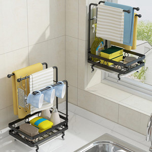 Organisateur d'évier de cuisine mural extensible <span class=keywords><strong>Amazon</strong></span>-hot-sale, <span class=keywords><strong>porte</strong></span>-éponge - Product Image 2