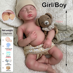 CE chứng nhận nghệ sĩ cấp loulou tái sinh búp bê bán buôn sống động như thật trẻ sơ sinh bé gái/cậu bé búp bê ODM tùy chỉnh thiết kế - Product Image 3