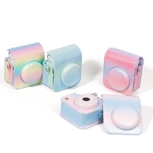 Bolsa de cuero de PU con protección de cámara de cielo estrellado colorido para Fujifilm <span class=keywords><strong>Instax</strong></span> <span class=keywords><strong>Mini</strong></span> 12 funda protectora - Product Image 2
