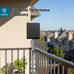 <span class=keywords><strong>Antena</strong></span> <span class=keywords><strong>de</strong></span> TV HD UHF ANTOP 4K para Uso en Interiores/Exteriores con Opciones <span class=keywords><strong>de</strong></span> Montaje en Pared y Poste, Recepción <span class=keywords><strong>de</strong></span> Canales Gratuitos <span class=keywords><strong>de</strong></span> Largo Alcance - Product Image 4