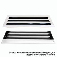 Sortie d'air conditionné à persiennes de type fente, design simple en forme de griffe, modèle SQ41