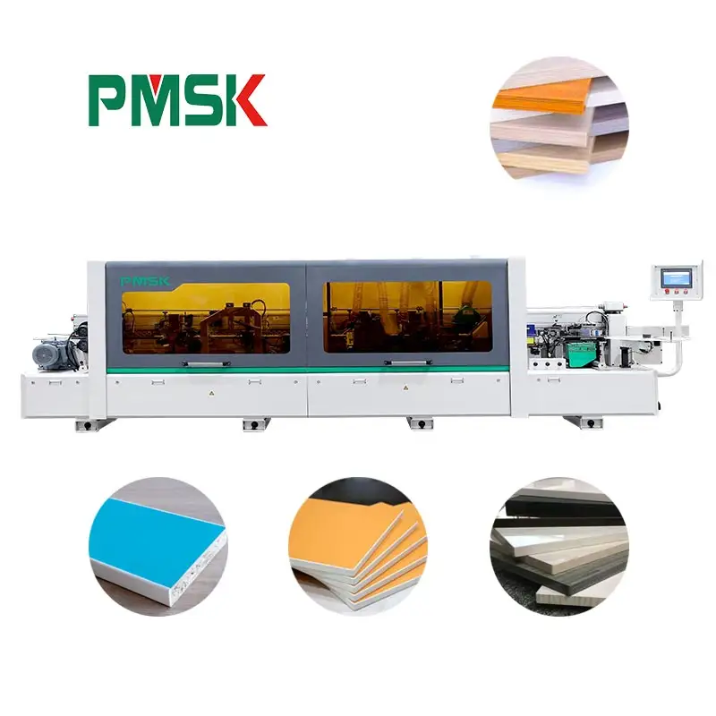 Abs otomatik köşe yuvarlama kenar bantlama makinesi mobilya ahşap için Mdf Pvc Mdf üretim