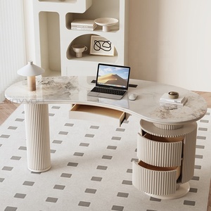 Bureau d'anomalie moderne de luxe léger de vent de crème française - Product Image 2