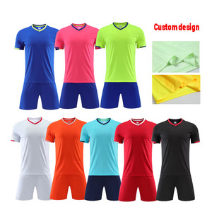 Nhà Máy Bán Nhỏ Moq Tùy Chỉnh Bóng Đá Jersey Trống Thể Thao T Áo Sơ Mi Nhanh Khô Giá Rẻ Phổ Biến Câu Lạc Bộ Bóng Đá Jersey Bóng Đá Mặc Kit - Product Image 5