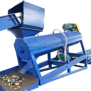 Kailong maquinaria 300 ~ 500 kg/h, linha de reciclagem pe hdpe dos garrafas do animal de estimação