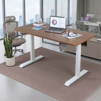 Bureau debout à double moteur, capacité de charge 120 kg, installation rapide, hauteur réglable de 61,5 à 126,5 cm, vitesse de 40 mm/s