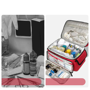 Bolsa de Primeros Auxilios Premium, Duradera, con Cierre de Cremallera, Cómoda, Informal, Ligera, Organizador para Uso Médico - Product Image 5