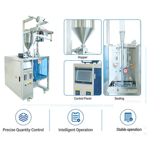 Machine de remplissage et d'emballage multifonctionnelle pour sachets de liquides, miel, pâtes, <span class=keywords><strong>ketchup</strong></span>, sauces, jus, gelées, bâtonnets glacés et aliments en sachets de papier - Product Image 4
