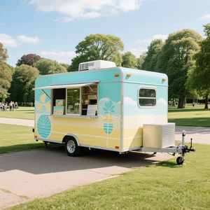 2025 Stainless Steel Mobile For <b>Sale</b> Ice Cream Food Truck Trailer With Full <b>Kitchen</b> Equipped - Product Image 4
