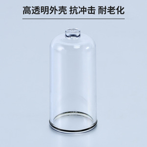 Liyuan Pneumatic Oil <b>Water</b> Separator <b>Filter</b> Cup Glass AFC Model Air <b>Filter</b> Part - Product Image 2