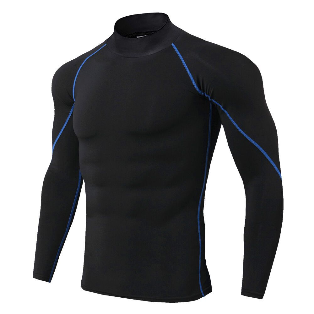 Tc61 col haut ligne noir-bleu