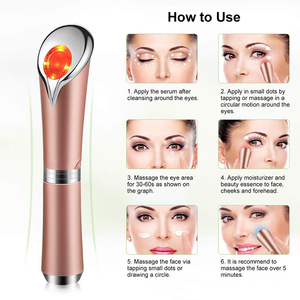Máquina de Belleza Ocular Jadestone Ion, Dispositivo de Masaje Ocular Inalámbrico Recargable por USB para Ojeras, Hinchazón y Eliminación de Arrugas - Product Image 4