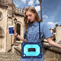 Casing Tablet Grosir untuk iPad Generasi ke-10 10.9 Inch iPad A16 11 Inch, Pelindung Anti Benturan Tiga Lapis dengan Penyangga