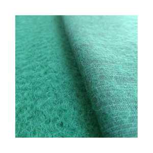 Tissus en <span class=keywords><strong>laine</strong></span> <span class=keywords><strong>laine</strong></span> tissé tissu <span class=keywords><strong>vert</strong></span> foncé pour femmes hommes garçons filles manteaux collection d'hiver à la mode - Product Image 4