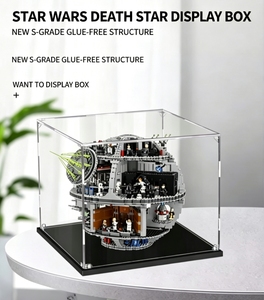 Vitrine en acrylique pour le modèle de blocs de construction <span class=keywords><strong>Death</strong></span> <span class=keywords><strong>Star</strong></span> 75159 <span class=keywords><strong>Star</strong></span> <span class=keywords><strong>Wars</strong></span>, couvercle transparent anti-poussière - Product Image 2