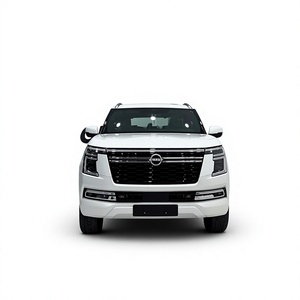 Nissan Patrol VII SUV Blanc Vue Avant Modèle 2026 Platine Diesel Automatique Intérieur Clair Sièges en Cuir 6 Places Éclairage LED - Product Image 1