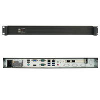Precio de fábrica LGA1151 2 * i211AT LANs 6COM 1U Rack PC industrial 6-9th gen I3/i5/i7 1u computadora de escritorio industrial montada en rack