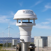 Anémomètre ultrasonique RK120-09 pour centrale éolienne solaire hybride 4-20mA RS485 pour la surveillance météorologique des énergies renouvelables