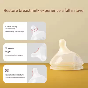 Biberones Personalizados OEM ODM Resistentes al Calor para Recién Nacidos, Boca Ancha, Libres de BPA, Anti-Cólicos, Juego de Biberones de Vidrio para Alimentación de Bebés - Product Image 5