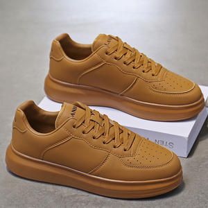 Zapatillas Deportivas Unisex Blancas Lanvi con Plataforma, Parte Superior de PU, Entresuela Acolchada de EVA, Suela de Goma, con Cordones, para Skateboarding y Uso Casual - Product Image 3