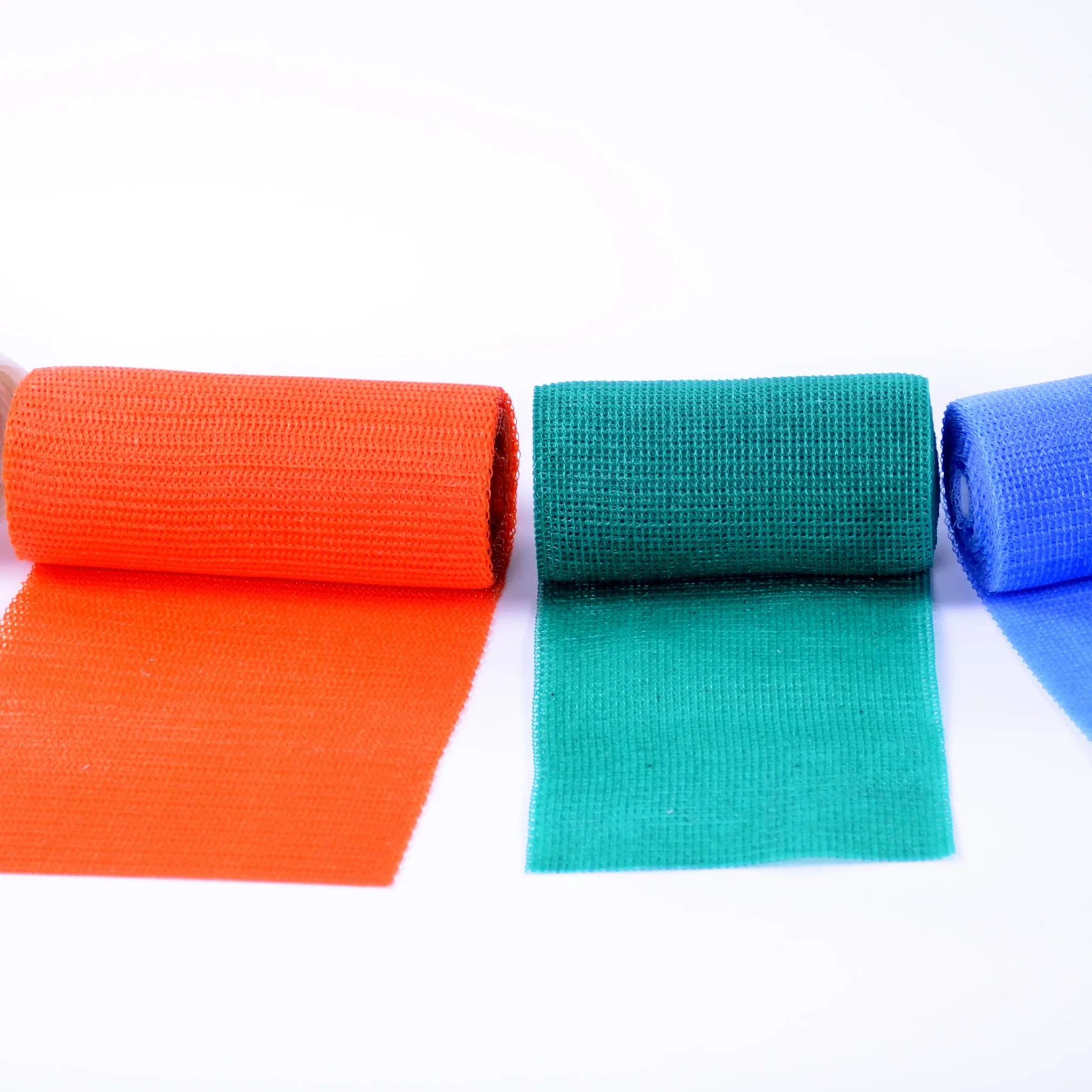 Ucuz klinik sarf malzemeleri Moldable kullanımı kolay kırılma kurtarma fiberglas Polyester sargı bandı