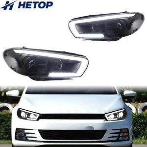 Faros Delanteros HETOP <span class=keywords><strong>Scirocco</strong></span> 2009-2017, Lentes LED Mejoradas, Accesorios para Automóviles, Gran Venta, Plug and Play, DRL para Volkswagen - Product Image 1