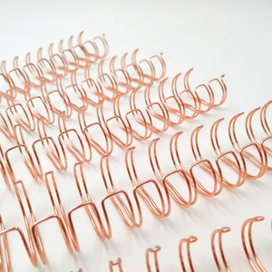 Hoge Kwaliteit Yo Dubbele Spoel Briefpapier Accessoires Gegalvaniseerd Rose Goud Ijzeroxide Draad Niet-Verf <span class=keywords><strong>Binding</strong></span> Voor Office Box - Product Image 5