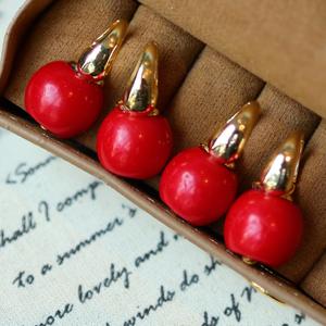 Vefiery Vintage Nepalese Lampwork Glass <b>Earrings</b> Antique Murano Glass Ethnic Women Dangle Huggie <b>Earrings</b> Wholesale - Product Image 3