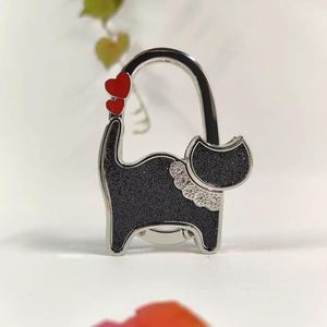 <b>Small</b> MOQ Foldable Purse Hook Butterfly Design Handbag <b>Table</b> Hanger Metal Bag Holder Portable <b>Table</b> Edge Hanging Hook RTS Fast - Product Image 4