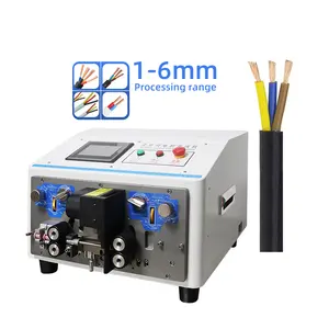 ZJU801 Automatico Wiring Ducto Strips Electric Cut Copper Automatic And Stripper Cable Stripping Wire Cutting Machine